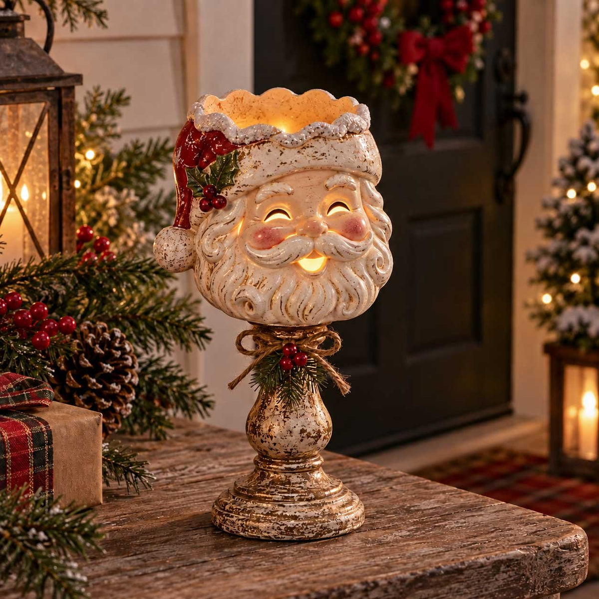 🎄Last Day 49% OFF - Christmas Heirloom Glow Candle Holder Collection