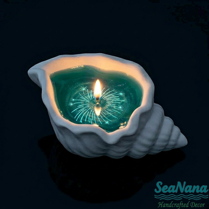 ✨ Ocean Glow Candle - Handmade Sea Life Aromatherapy