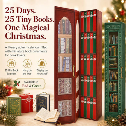 Last Day 49% OFF – 📚 25-Day Mini Book Advent Calendar – A Book Lover's Christmas Countdown