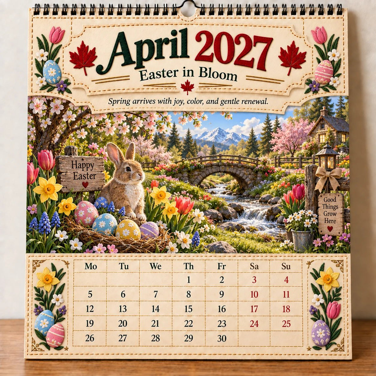 🇨🇦🍁 2027 Canada 160th Anniversary Commemorative Wall Calendar 🍁🇨🇦
