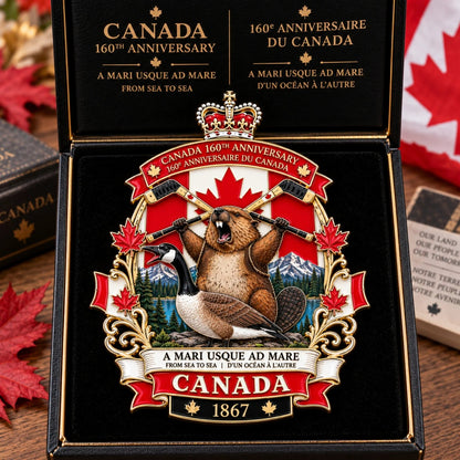 🍁 Canada 160th Anniversary “A Mari Usque Ad Mare” Tribute Badge