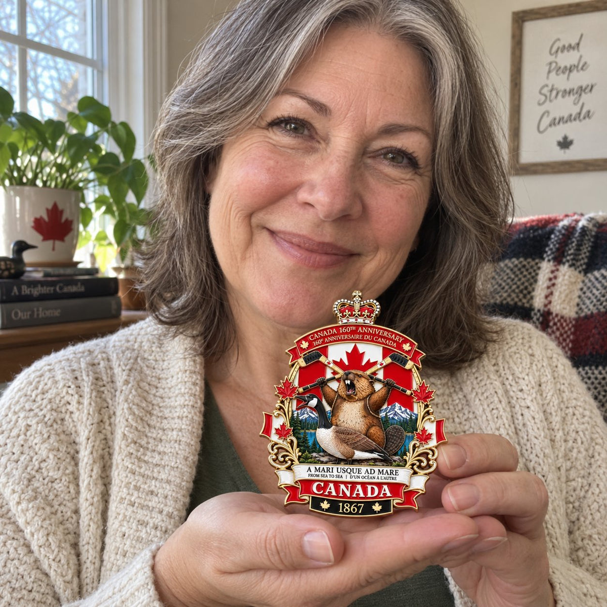 🍁 Canada 160th Anniversary “A Mari Usque Ad Mare” Tribute Badge