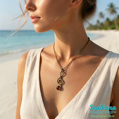 ✨Sea Glass Music Earrings