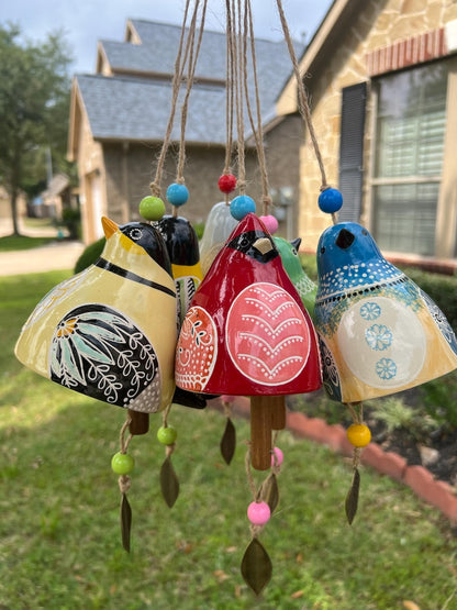🐦Hand-Painted Ceramic Bird wind Chimes (Handmade by Jordan Maynard®)-Buy 2 Free Shipping