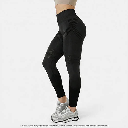 High Waisted And Hip Lifting Yoga Elastic Quick Drying Tight Pants ⭐