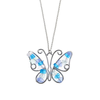 Colorful Sea Glass Necklaces