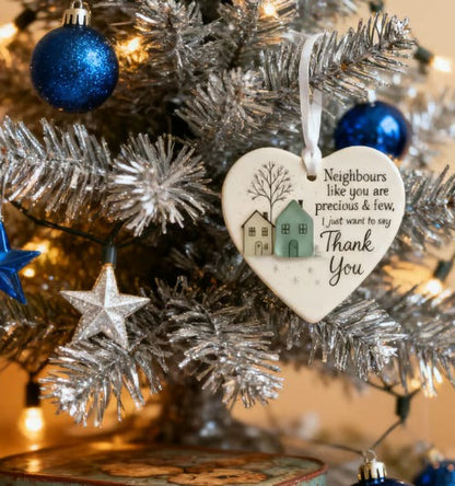 🌊Heart-Shaped Sea Glass  Decor-✨ Friendship & 🏠Thank Your Neighbors💝