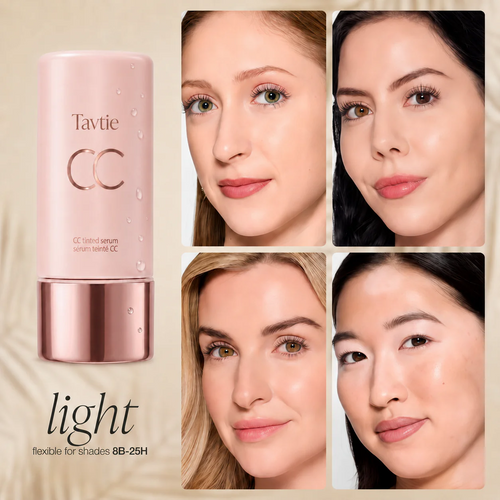 CC Color-Correcting Tinted Serum – Lightweight, Shade-Adaptive Coverage with 24H Hydration & 16H Waterproof Wear