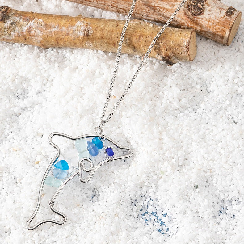 Colorful Sea Glass Necklaces