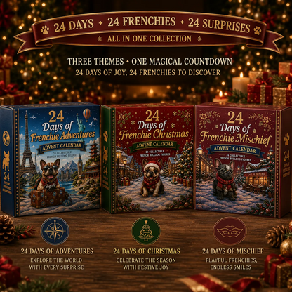 ⏰Limited Stock 50% OFF - 🎄🐶 2026 French Bulldog Advent Calendar – 24 Days of Frenchie Mischief