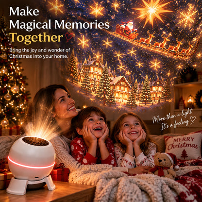 🔥LAST DAY 49% OFF -🎄 Magical Christmas Projection Night Light – Transform Any Room Into A Holiday Wonderland