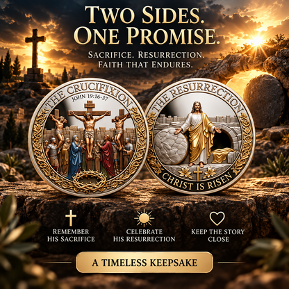 Two Sides, One Promise – Crucifixion & Resurrection Commemorative Coin