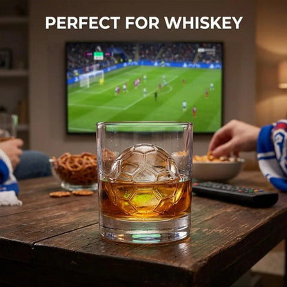 📢📢50% OFF!! ⏰ Silicone Soccer Ball Ice Cube Tray – 5.5 cm Cubes, Slow-Melting, Leak-Proof Design, 4 Colors, Perfect for Game Nights & Cocktails 🥂