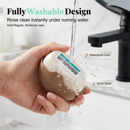 🔥 Summer Limited Deal: 49% OFF ☀️ Portable 3-Layer Hair Shaver with Rotating Cover